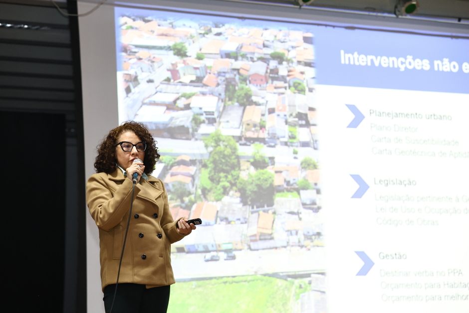 Apresentação do Plano Municipal de Redução de Riscos. Foto: Claudio Vieira/PMSJC 03-07-2025