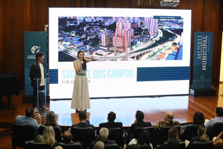 Foto: Claudio Vieira/PMSJC Apresentação Film Commission FCCR. Foto: Claudio Vieira/PMSJC 14-04-2025