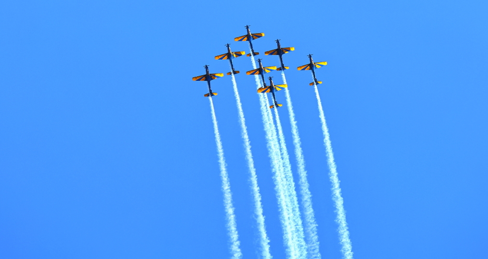 São José 258 Anos - Apresentação da Esquadrilha da Fumaça. Foto: Claudio Vieira/PMSJC 27-07-2025