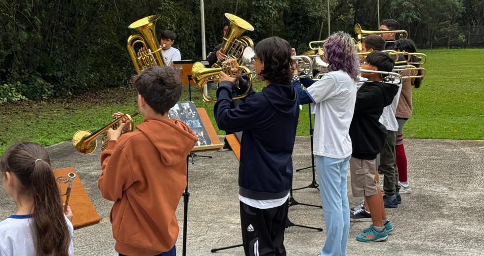 Banda da Fundhas ensaia para fazer bonito na avenida