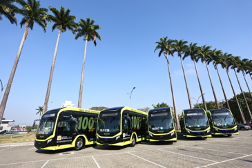 Novos Ônibus Elétricos. Foto: Claudio Vieira/PMSJC 01-10-2025 
