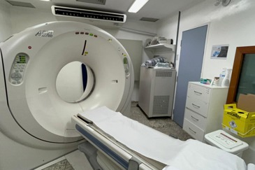 Hospital Pio XII - Fachadas e estrutura interna