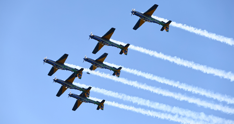 São José 258 Anos - Apresentação da Esquadrilha da Fumaça. Foto: Claudio Vieira/PMSJC 27-07-2025