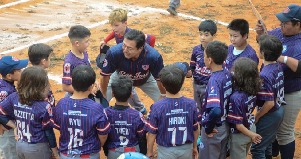 Equipe pré-infantil de beisebol de São José dos Campos