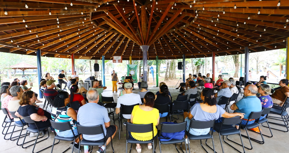 Sarau no Parque Santos Dumont. Foto: Claudio Vieira/PMSJC 02-10-2025