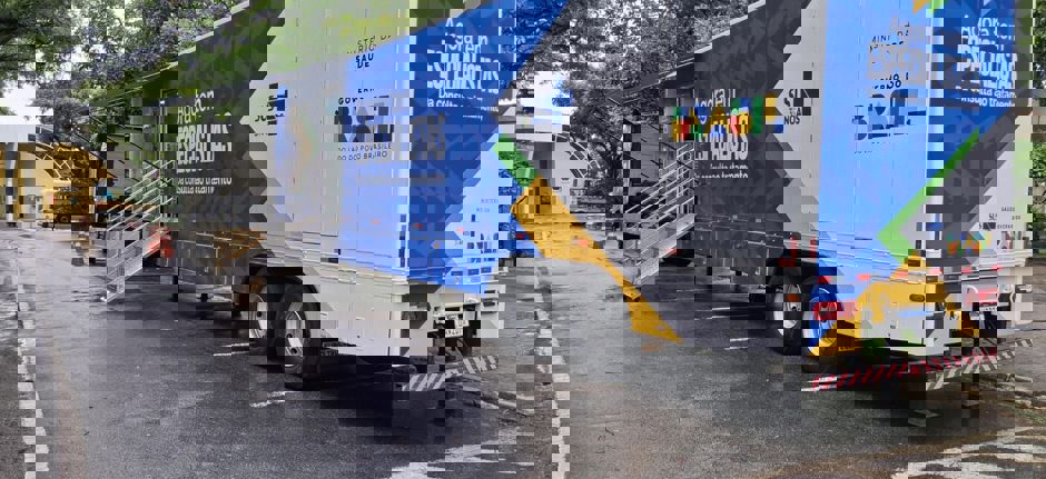 Carreta da tomografia